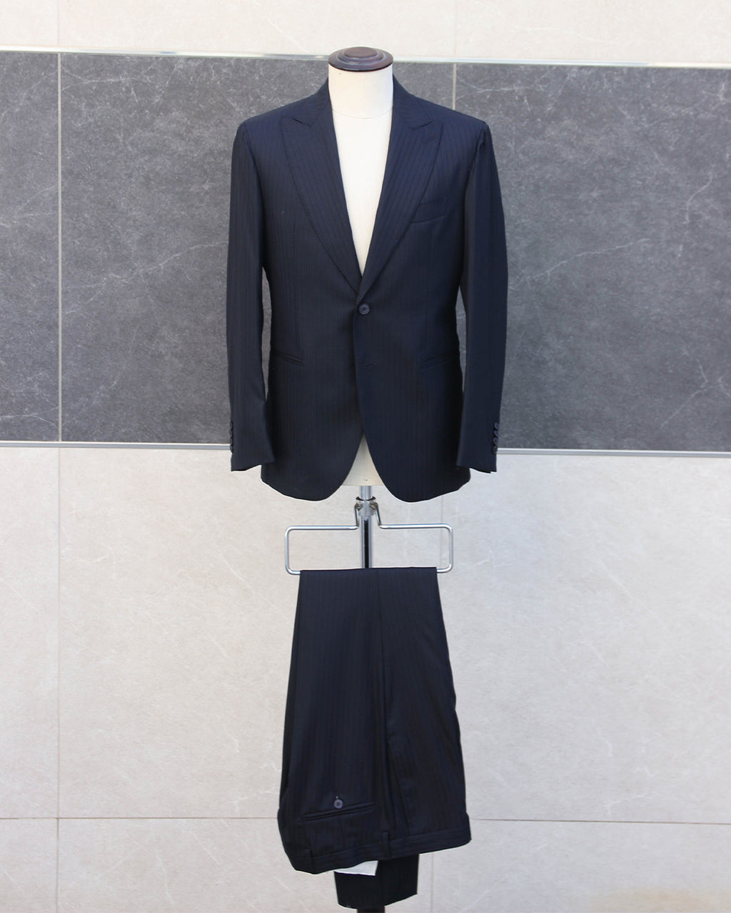 ABITO LONDON BLU RIGATO 20