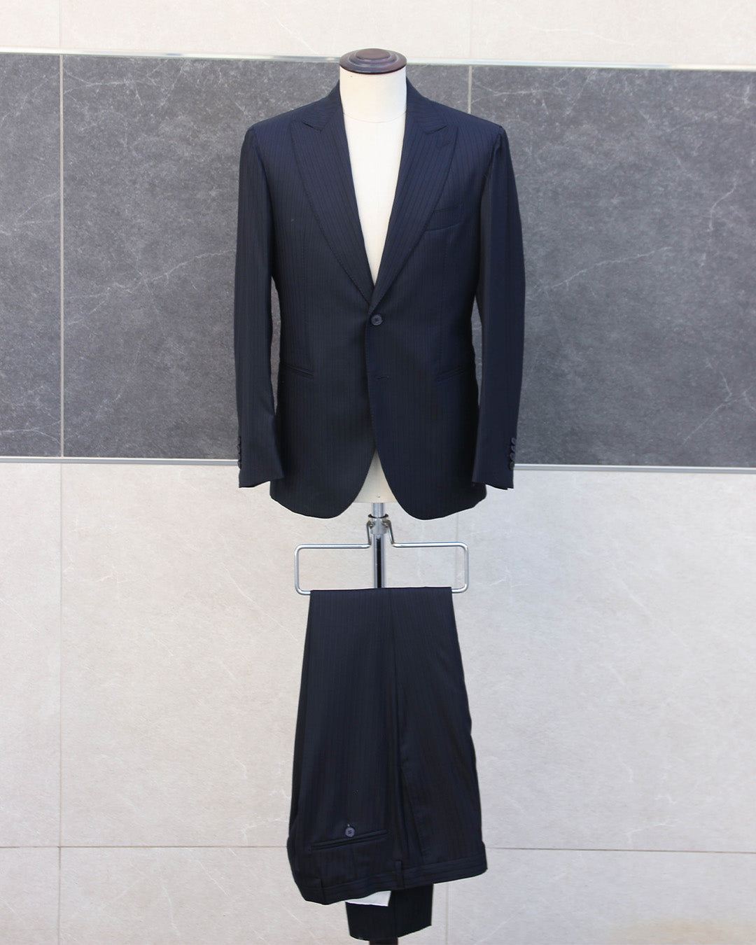 ABITO LONDON BLU RIGATO 20